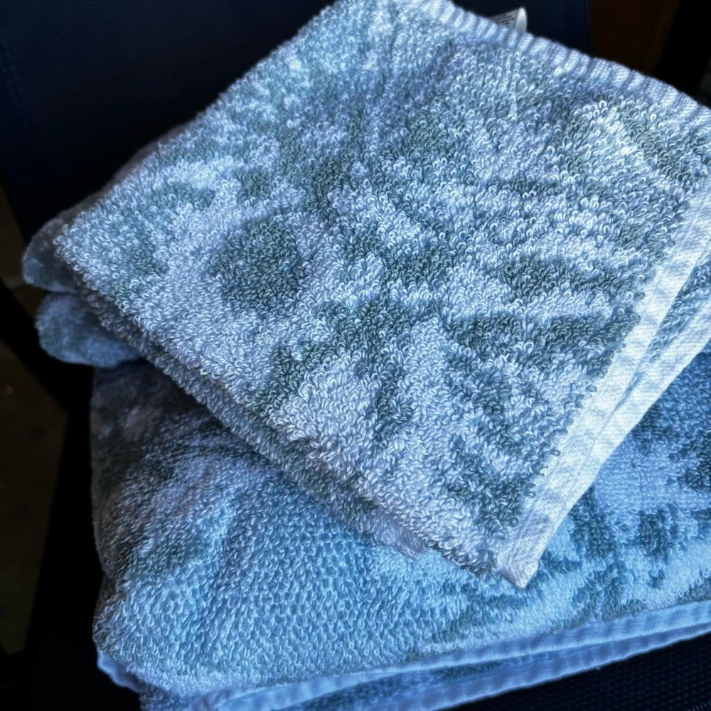 Tommy Bahama Bath Towels Cotton Towels 6-Piece Soft, Absorbent, Shadow Hibiscus